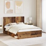 vidaXL Tête de lit Bois ancien Bois d'ingénierie