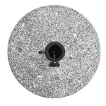 vidaXL Socle de parasol Granite Rond 20 kg