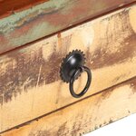 vidaXL Meuble TV 117x30x41 cm Bois de récupération massif