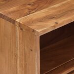 vidaXL Table basse faite main Brun Teck 85 x 45 5 x 40 cm