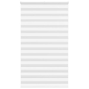 vidaXL Store zèbre blanc 130x230 cm largeur du tissu 125 9cm polyester