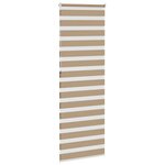 vidaXL Store zèbre marron sable largeur du tissu 85 9 cm polyester