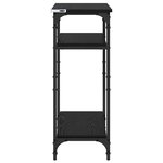 vidaXL Table d'appoint Chêne noir 40 x 30 x 75 cm Bois d'ingénierie