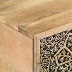 vidaXL Table basse 80x50x40 cm bois de manguier massif