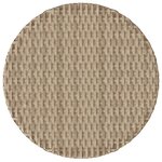 vidaXL Ensemble de bistro 3 Pièces avec coussins beige résine tressée