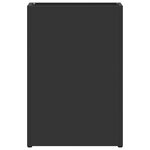vidaXL Porte-parapluie avec stockage Noir 28 x 12 x 41 cm Acier