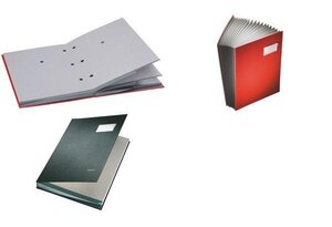 parapheur  revêtement en PP  20 compartiments  gris LEITZ