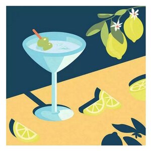 CreArt - 20x20cm - Drink Lemon
