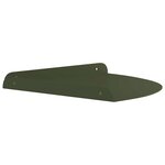 vidaXL Étagère flottante avec étagère 2 Pièces Vert olive 30 x 30 x 2 cm