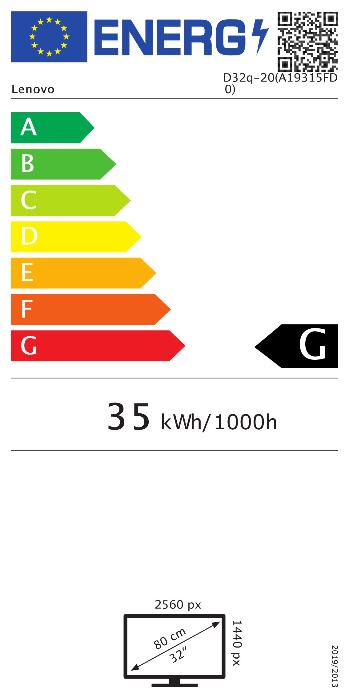 Étiquette énergétique