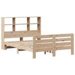 vidaXL Cadre de lit sans matelas 120x200 cm bois de pin massif