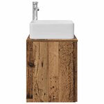 vidaXL Vanité de lavabo mural Bois ancien 53 x 34 5 x 63 cm
