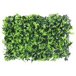  vidaXL Clôture à feuilles artificielles 6 Pièces vert 40x60 cm