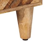vidaXL Table de chevet Marron 40 x 33 5 x 46 cm Bois de mangue massif