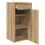 vidaXL Buffet Chêne artisanal 42 5 x 40 x 93 cm Bois d'ingénierie