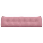 vidaXL Coussin de Dos Rose 180 x 24 x 50 cm Velours