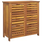 vidaXL Armoire de jardin Marron 90 x 40 x 90cm Bois d'Acacia Massif