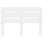 vidaXL Tête de lit Blanc 150 cm Bois d'ingénierie