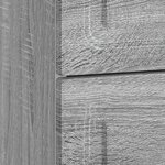 vidaXL Cabinet de chevet avec tiroir Sonoma gris 43 x 41 x 63 5 cm
