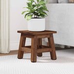 vidaXL Tabouret Naturel 26 x 26 x 26 cm Bois d'Acajou