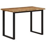 vidaXL Table à manger 110x55x75 cm bois de manguier massif