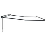 vidaXL Cadre de auvent Anthracite 5 x 3 m
