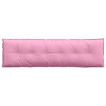 vidaXL Coussin de Dos Rose 180 x 19 x 50 cm tissu