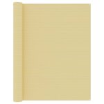 vidaXL Tapis de tente 250x550 cm Beige
