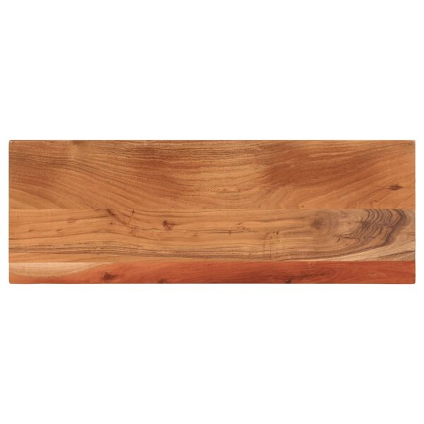 vidaXL Dessus de table 80x20x3 8 cm rectangulaire bois massif d'acacia