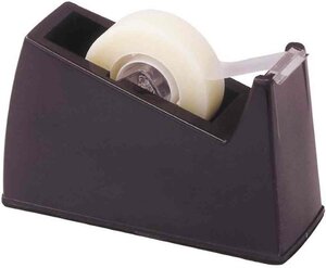 Dévidoir de bureau classique socle lesté livré vide noir wonday