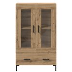 vidaXL Haut Armoire avec tiroir Chêne artisanal 69 5 x 31 x 115 cm