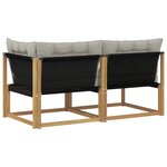 vidaXL Unité de canapé sectionnel Blanc 162 5 x 83 x 73 cm