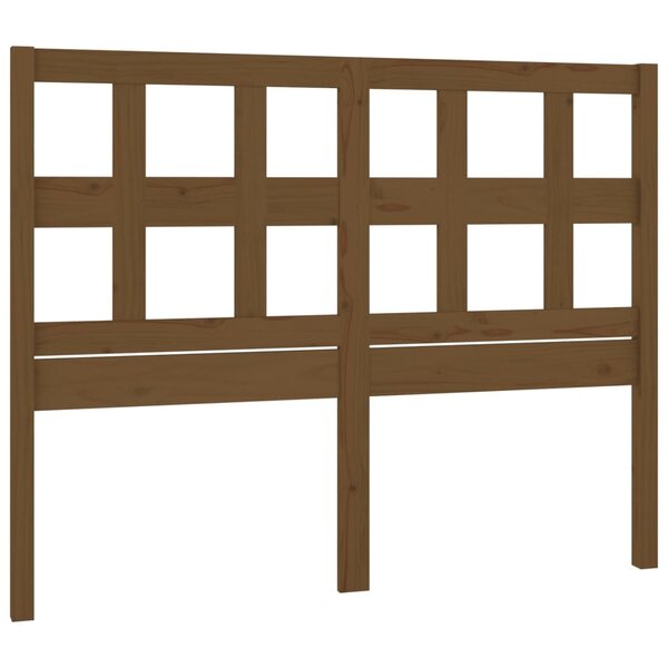 vidaXL Tête de lit Marron miel 155 5x4x100 cm Bois massif de pin