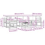 vidaXL Ensemble de canapés d'extérieur 6 pc