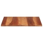 vidaXL Dessus de table Bois solide 25-27 mm 70x70 cm