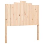 vidaXL Cadre de lit et tête de lit 100x200 cm bois massif