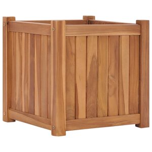 vidaXL Lit surélevé 40x40x40 cm Bois de teck solide
