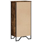 vidaXL Bibliothèque chêne fumé 50x31x106 cm bois d'ingénierie