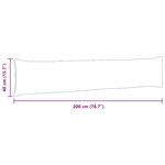 vidaXL Coussins de canapé 2 Pièces Vert Mer 200 x 40 cm