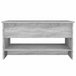 vidaXL Table basse Sonoma gris 80x50x40 cm Bois d'ingénierie