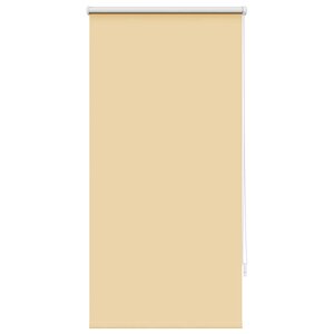 vidaXL Store enrouleur occultant 64 4 x 120 cm largeur du tissu 60 cm beige