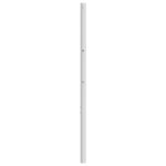 vidaXL Tête de lit métal blanc 150 cm
