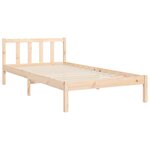 vidaXL Cadre de lit sans matelas 90x190 cm bois de pin massif