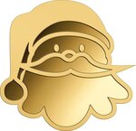 Pièce de monnaie en Or 3000 Francs g 0.031 (1/1000 oz) Millésime Gold Gift SANTA CLAUS 1/1000