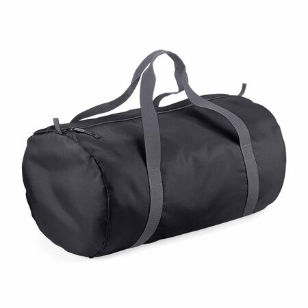 Sac de voyage toile ultra léger pliant - bg150 noir - grey - packaway barrel bag