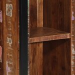 vidaXL Table de chevet 40x30x80 cm bois massif de récupération