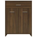 vidaXL Armoire de bain Chêne marron 60x33x80 cm Bois d'ingénierie