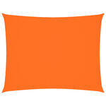 vidaXL Voile de parasol tissu oxford rectangulaire 2x3 5 m orange