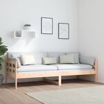 vidaXL Lit de jour sans matelas bois de pin massif 80x200 cm