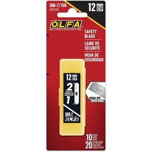 Etui de 10 lames 12 5 mm SKB-7/10P Pour Cutter Sécurité SK7 Rétractable OLFA